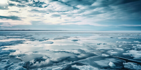 Beautiful glaciers and skies, great nature photography