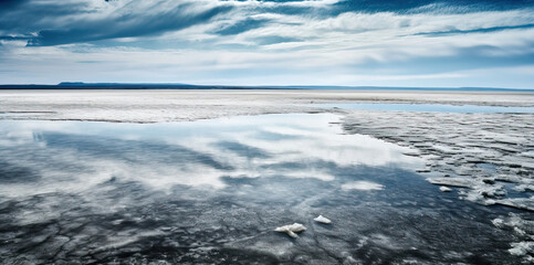 Beautiful glaciers and skies, great nature photography