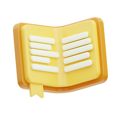 book Father day 3D Illustration