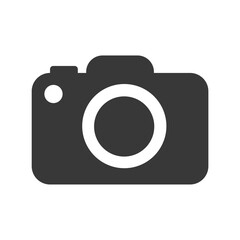 camera photography icon design vector