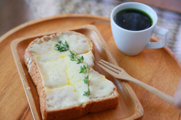 Breakfast get served in the morning in the restaurant or the cafe. Food and drink set made by chef and served with hot drink. Healthy food or junk food was select by people.