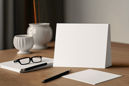 cup of coffee on the table,Coffee and white paper on a wooden table scene photography