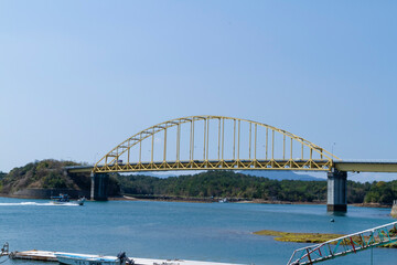 熊本県　天草　天草五橋　日本の風景　橋　海
