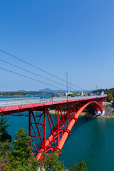 熊本県　天草　天草五橋　日本の風景　橋　海
