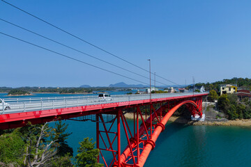 熊本県　天草　天草五橋　日本の風景　橋　海
