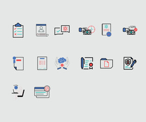 GRADUATE WORK SET ICON