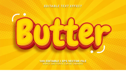 butter text effect