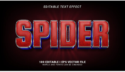 Naklejka na ściany i meble spider text effect