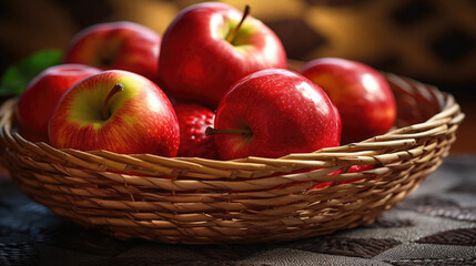 apples in basket