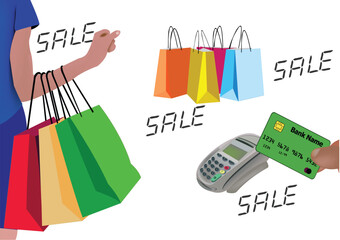 Make purchases and sales by credit card and debit card-
