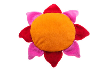 baby pillow flower isolated