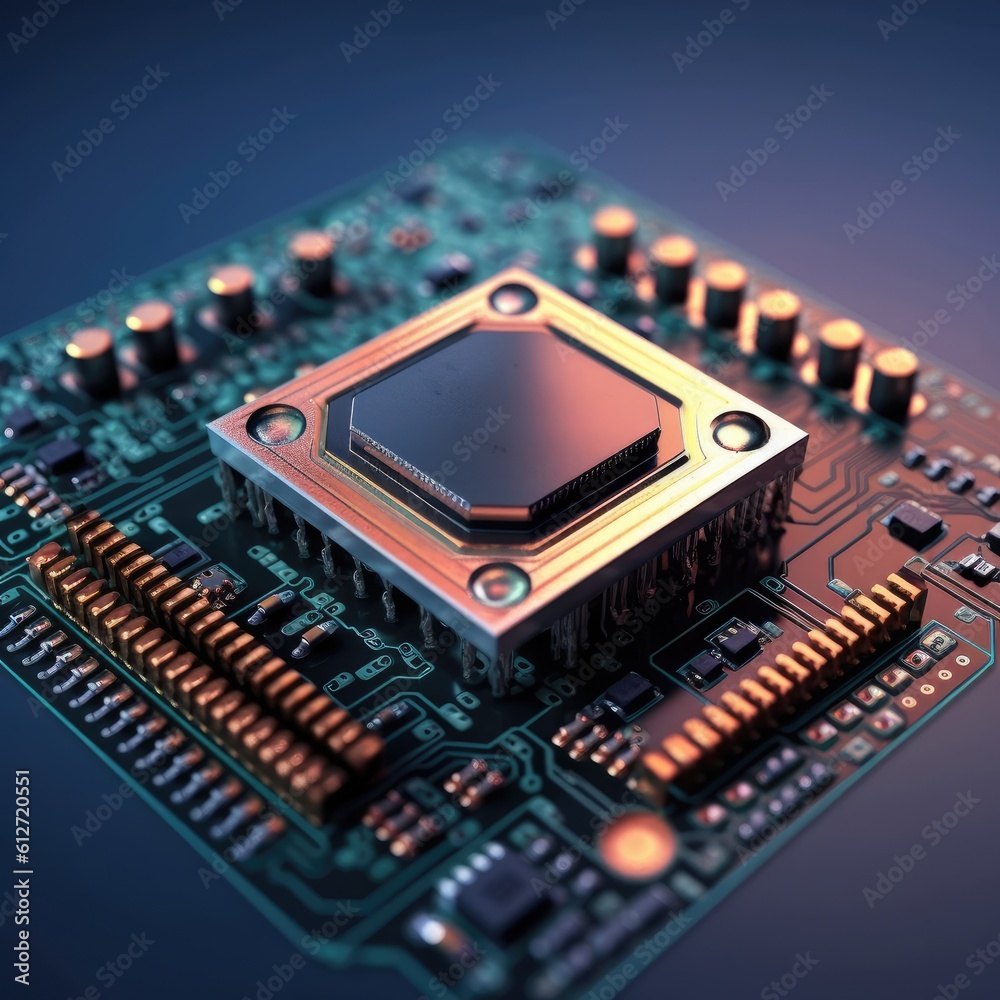 Poster graphic cpu miner mines electronic crypto currency. banking blockchain fintech. cpu processor chip o