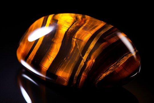 Macro image of a gem stone name tasmani tiger eye professional photograph
