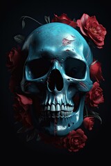 Mexican festival known as Day of the Dead. Generative AI