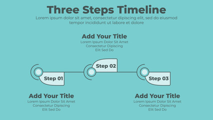 Business timeline infographic design elements