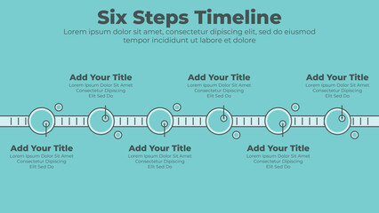 Business timeline infographic design elements