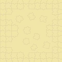 Obraz premium The puzzles of simple background image