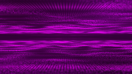 Fototapeta na wymiar technical background in data. Background is amorphous. tying together lines and dots on a purple backdrop. rendering in 3D.