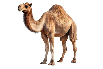 A camel isolated on transparent background - Generative AI