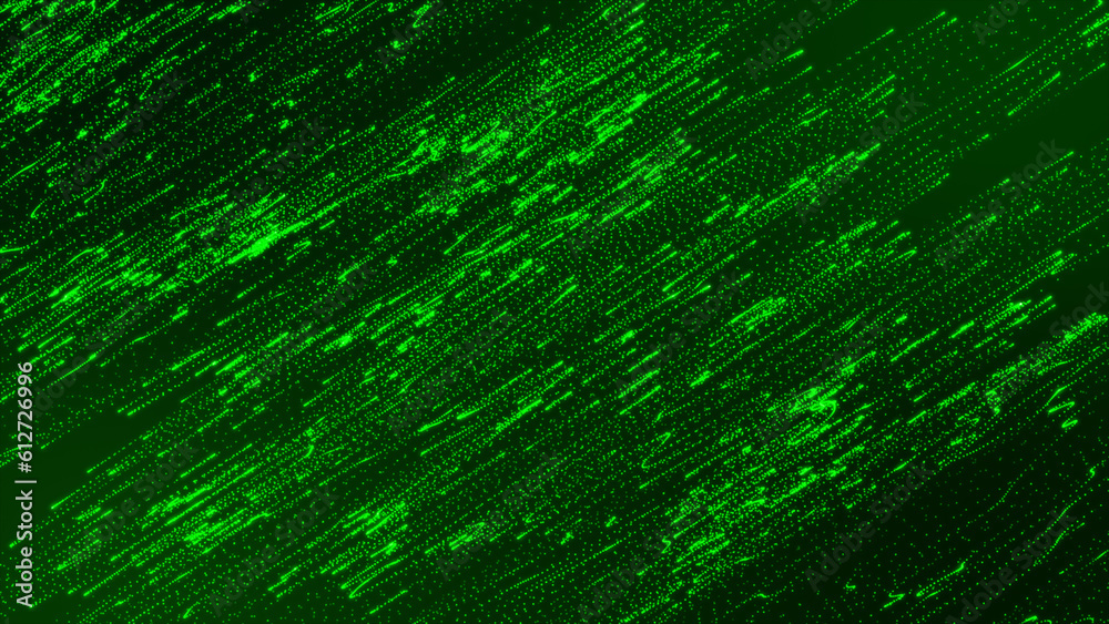Poster background halftone in green with dots. digital wave backdrop idea in technology.beautiful motion-wa
