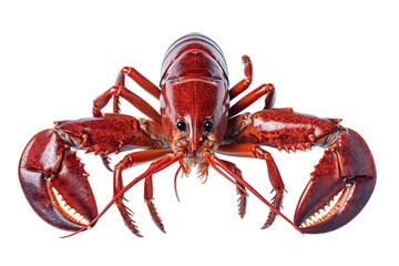 A Lobster isolated on transparent background - Generative AI