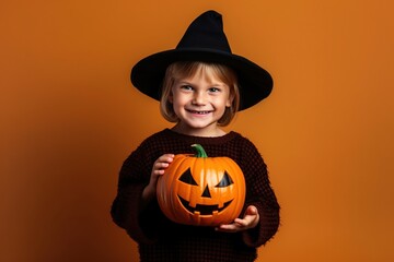 Fototapeta premium An illustration of children wearing a halloween costume , AI Generated