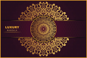 Unique luxury vector nice gradient decorative mandala background design