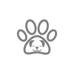  Pet care dog icon isolated on transparent background