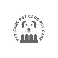 Pet care icon isolated on transparent background