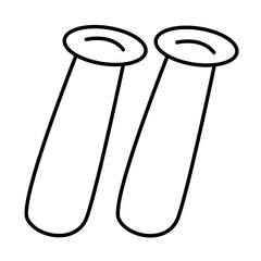 handle bar of motorcycle parts icons