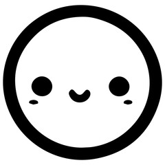 Fototapeta premium Hand drawn cute little star, outline vector illustration