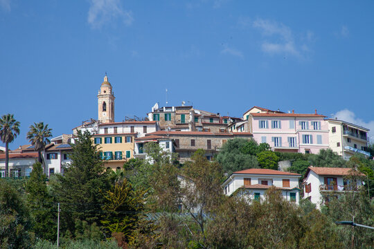 Principality of Seborga, a small village near Bordighera on the border between France and Italy