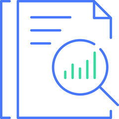 Document search line icon