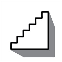 Fototapeta premium ladder concept line icon. Simple element illustration. ladder concept outline symbol design.