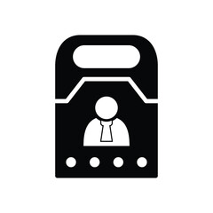 name tag, icon, vector, illustration, design, template, flat, style