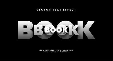 Paper style layered, editable vector text effect.