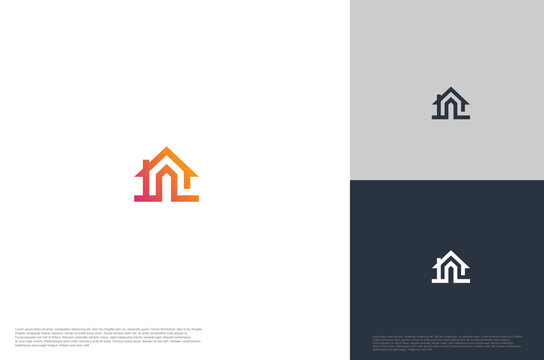 house icon Usable for Real Estate, Construction, Architecture, Building and real estate company. Vector logo design template