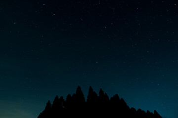 Naklejka premium 阿蘇 星空