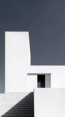 Minimalist Architectural Details. Black and White Tones.