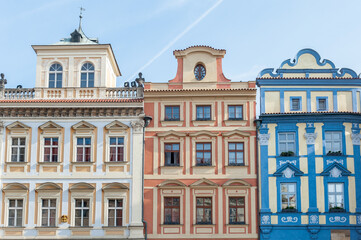 Fototapeta na wymiar Architecture of Prague, Czech. Old Town Square.