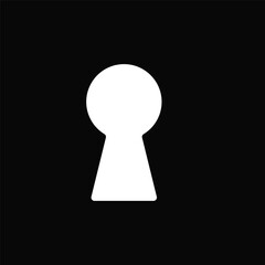 Key hole icon vector design trendy