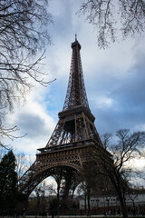 Fototapeta na wymiar Tour Eiffel, città di Parigi, Francia