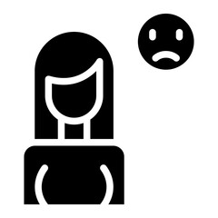 negative feedback glyph 