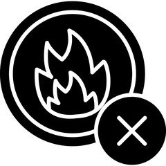No Fire Icon