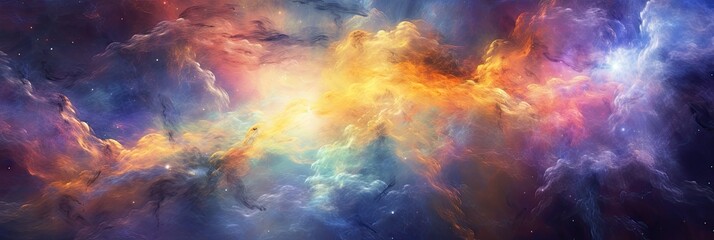 Obraz na płótnie Canvas Nebula space background