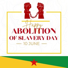 Day of Slavery Abolition Vector Illustration Stock Vector - Illustration of symbol, advertising