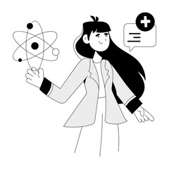 Scientist Talking