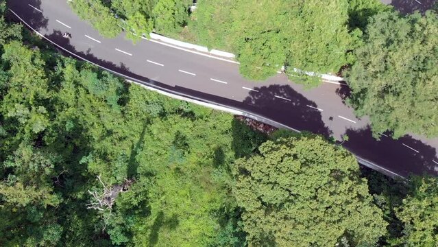 Winding roads to Yercaud, India