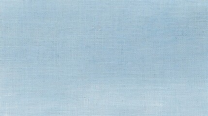 Seamless light pastel blue linen textile background texture. Abstract cloth fabric panoramic backdrop for a boy's birthday banner, generative AI