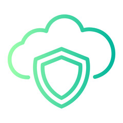 cloud gradient icon